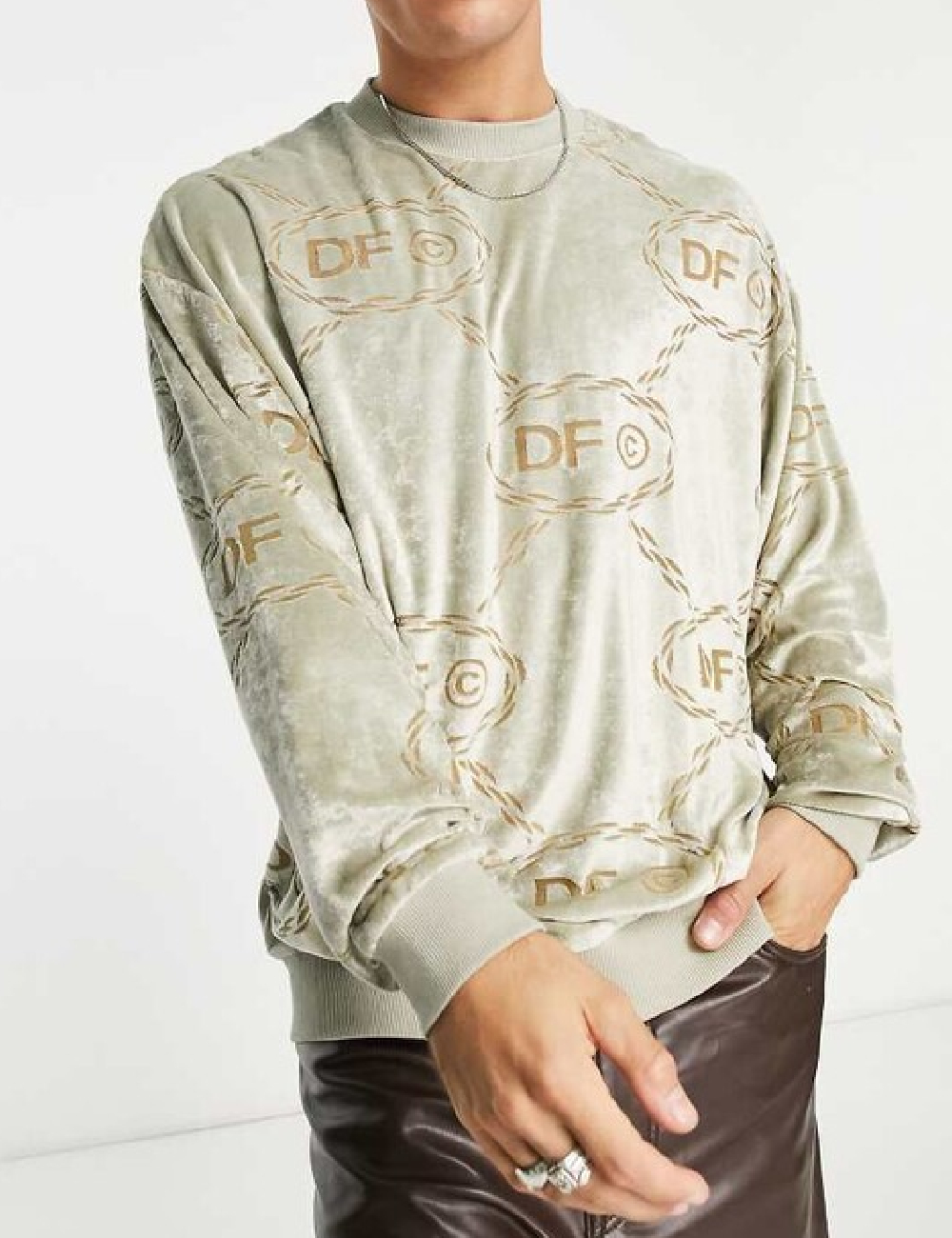 Bluza Oversize ASOS, verde