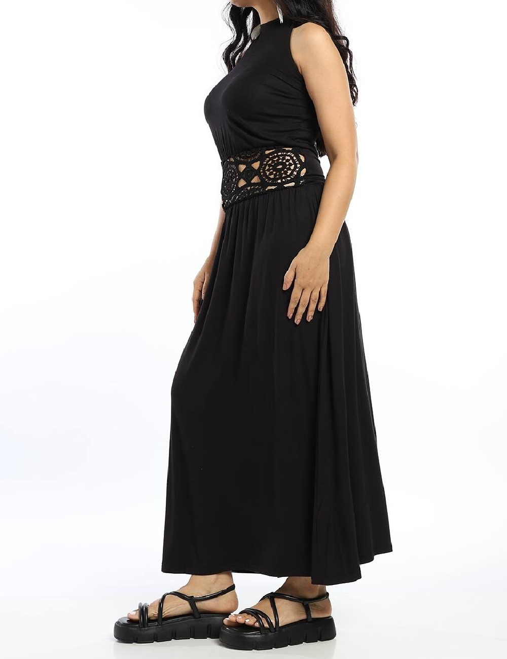 Rochie lunga ASOS, negru - 1 | YEO