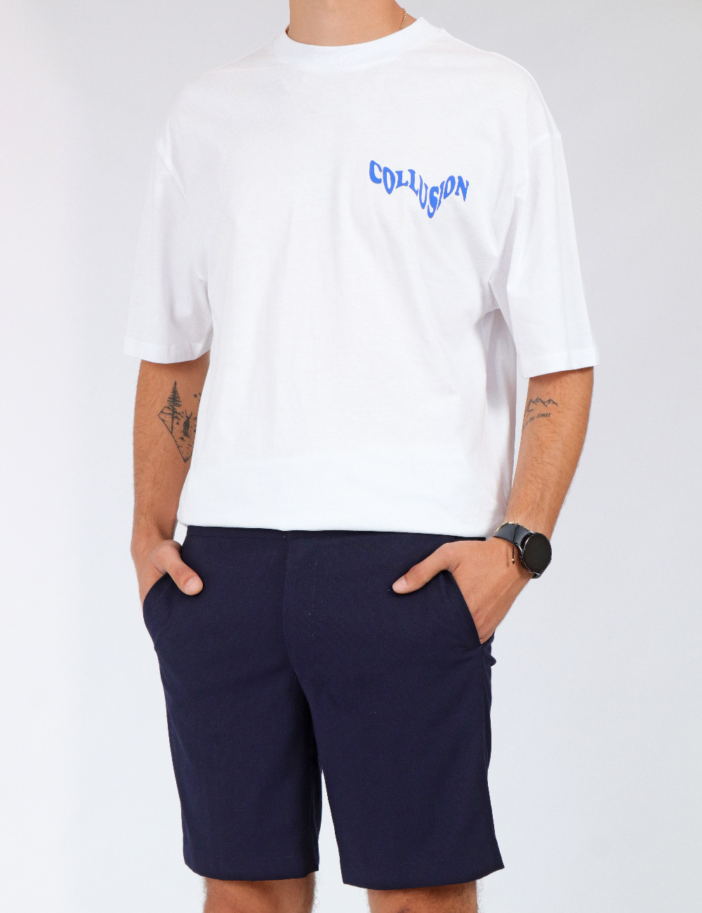 Pantaloni scurti Topman, bleumarin