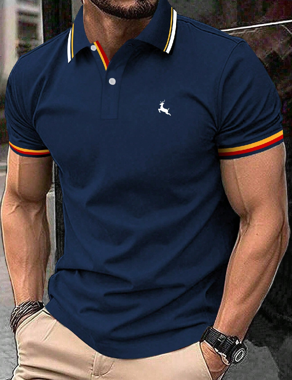 Tricou SHEIN, bleumarin