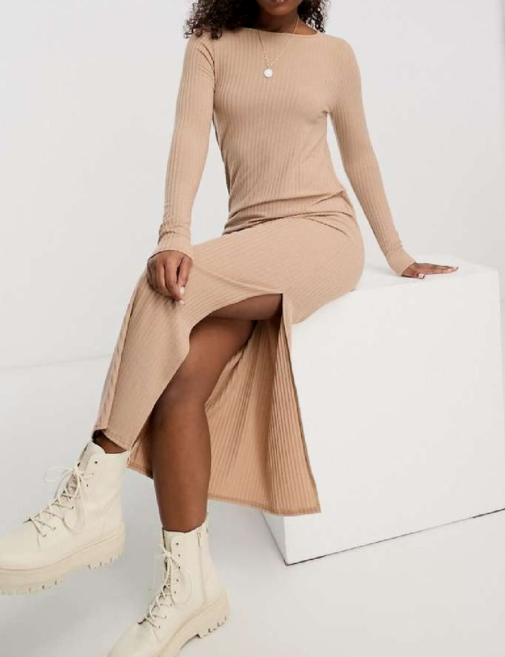 Rochie lunga Miss Selfridge, maro - 1 | YEO