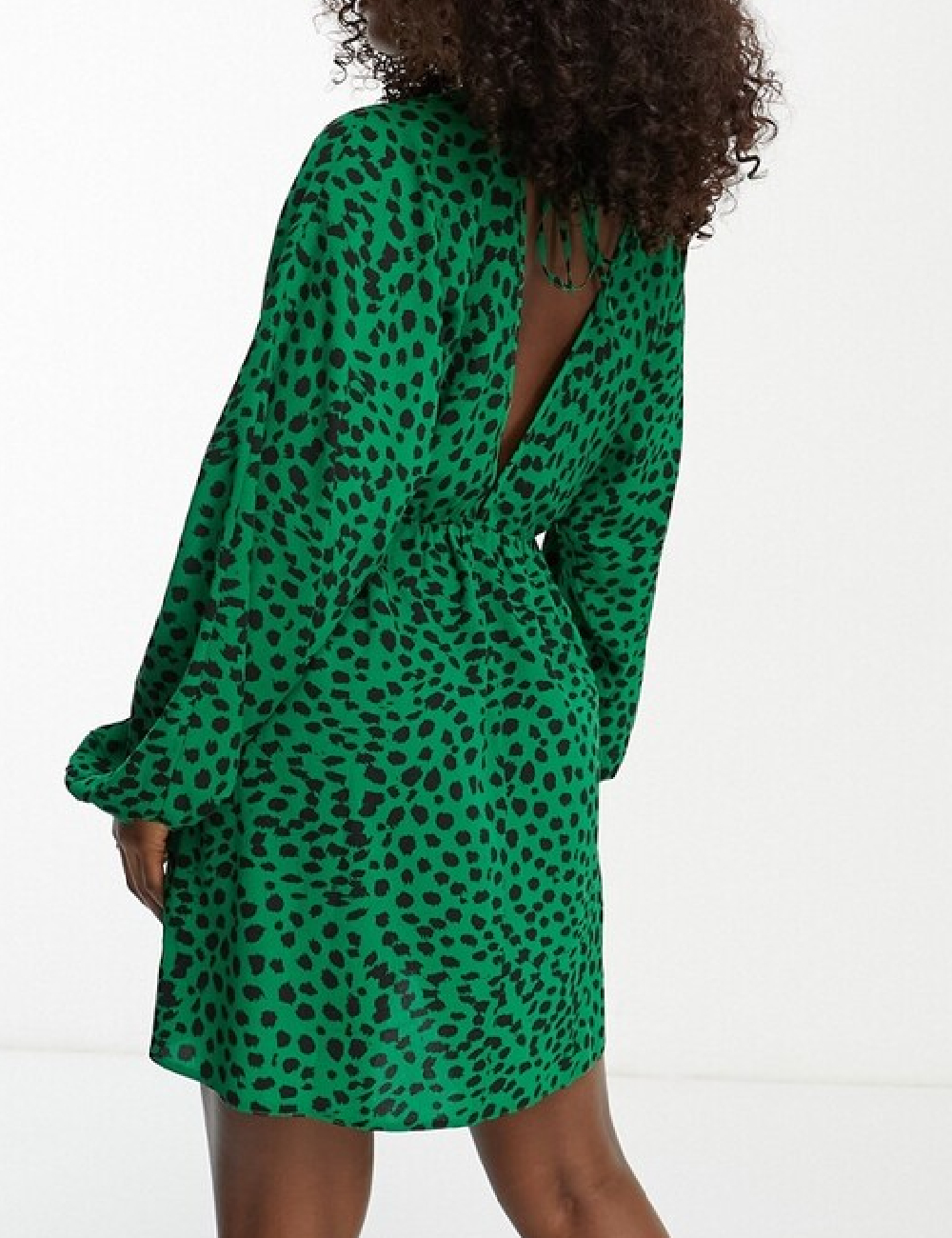 Rochie scurta ASOS, verde - 1 | YEO