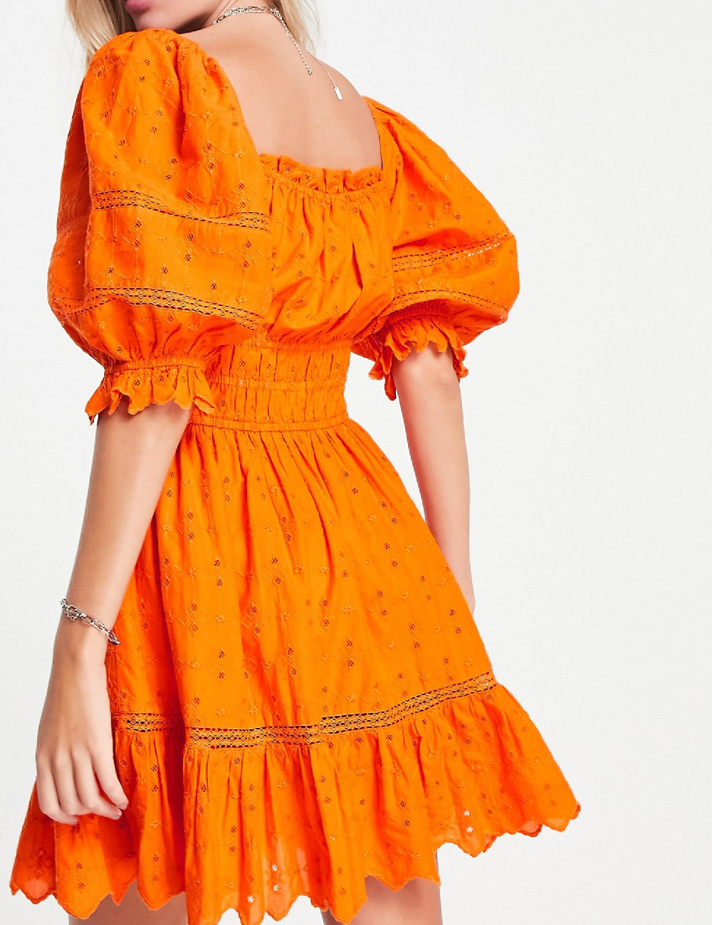 Rochie scurta Top Shop, portocaliu - 1 | YEO