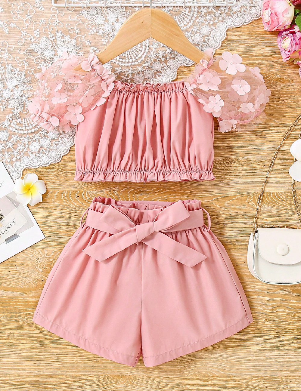 Compleu Shein Kids, roz