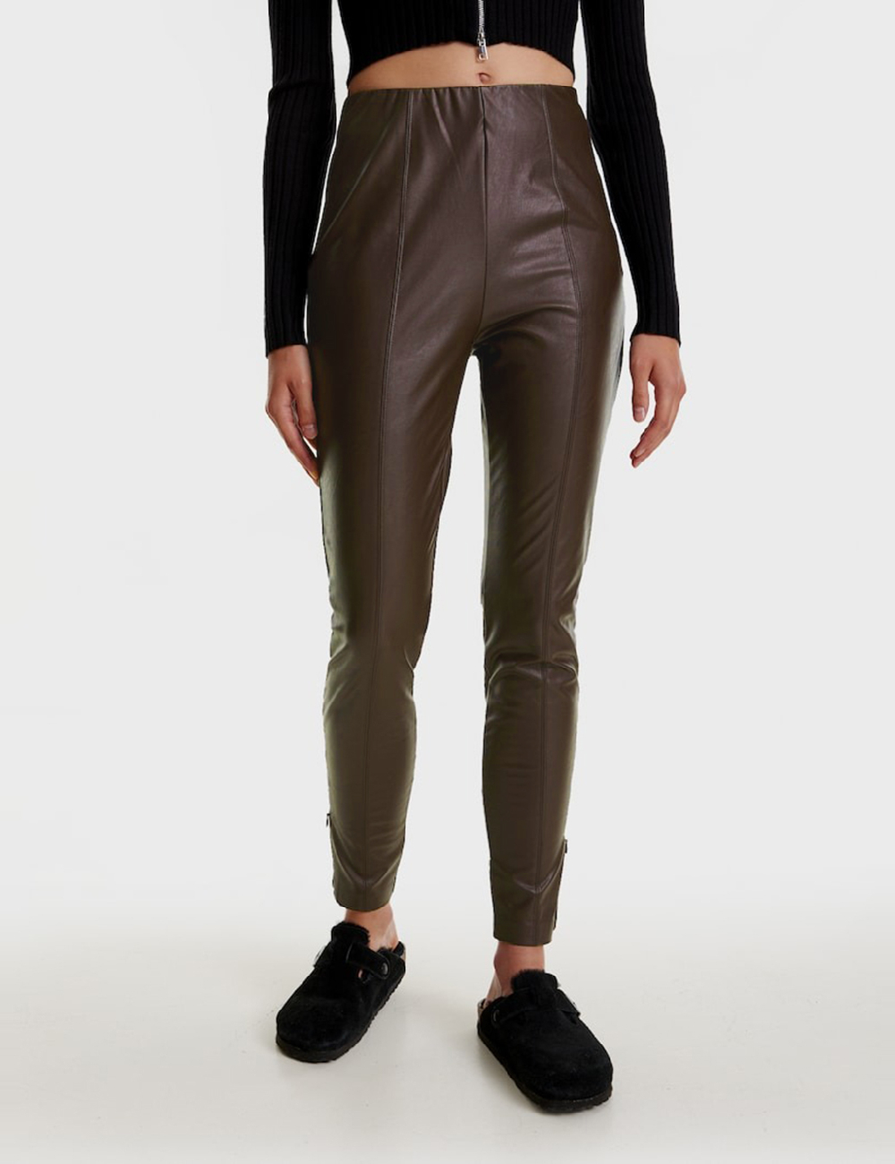 Pantaloni Edited, maro - 1 | YEO