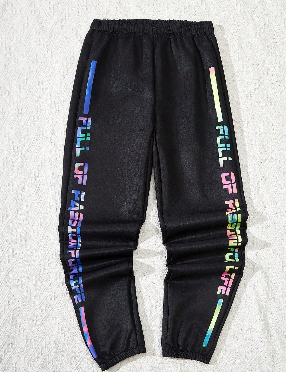 Pantaloni Shein Kids, negru