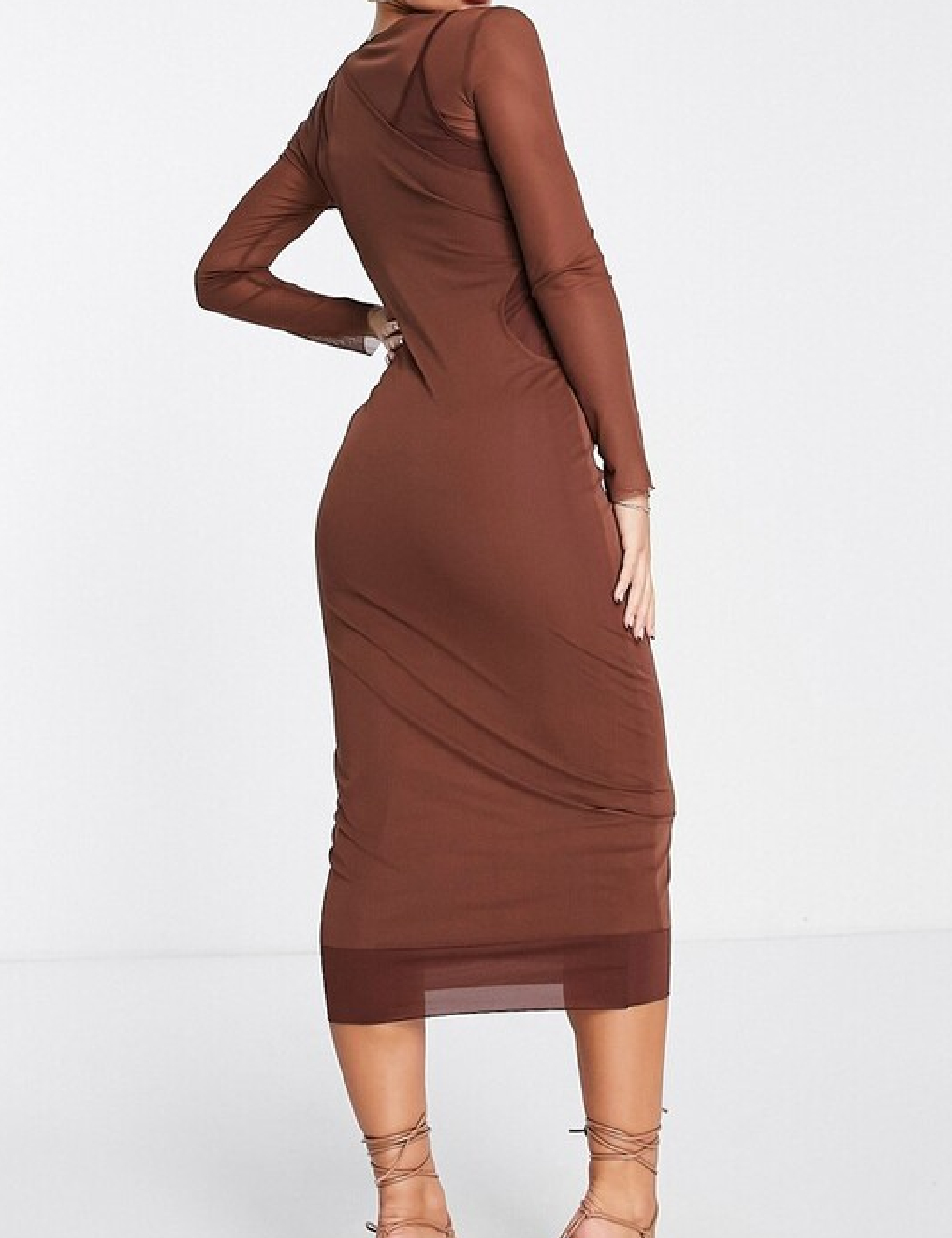 Rochie medie Top Shop, maro - 1 | YEO