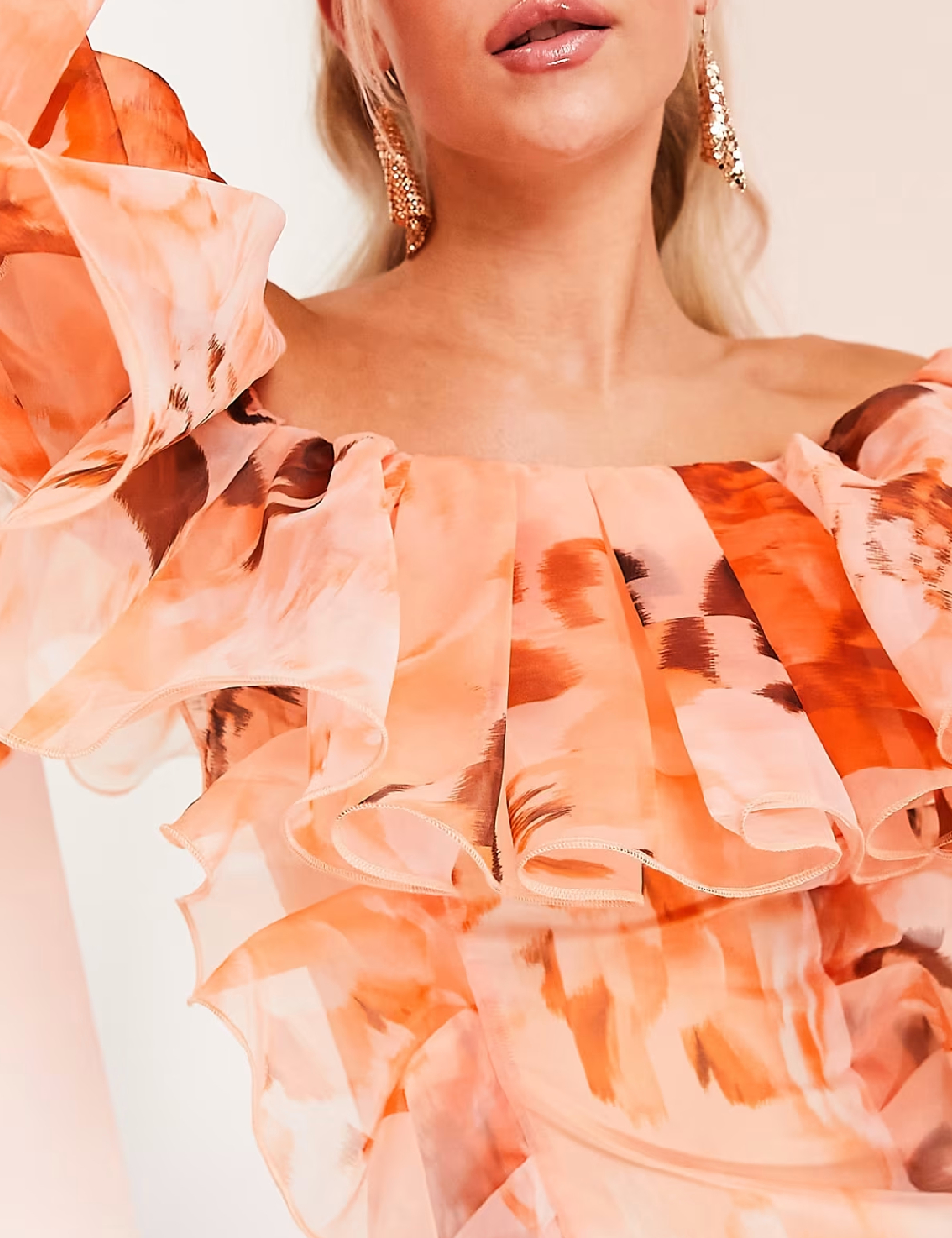 Rochie scurta ASOS, portocaliu - 1 | YEO