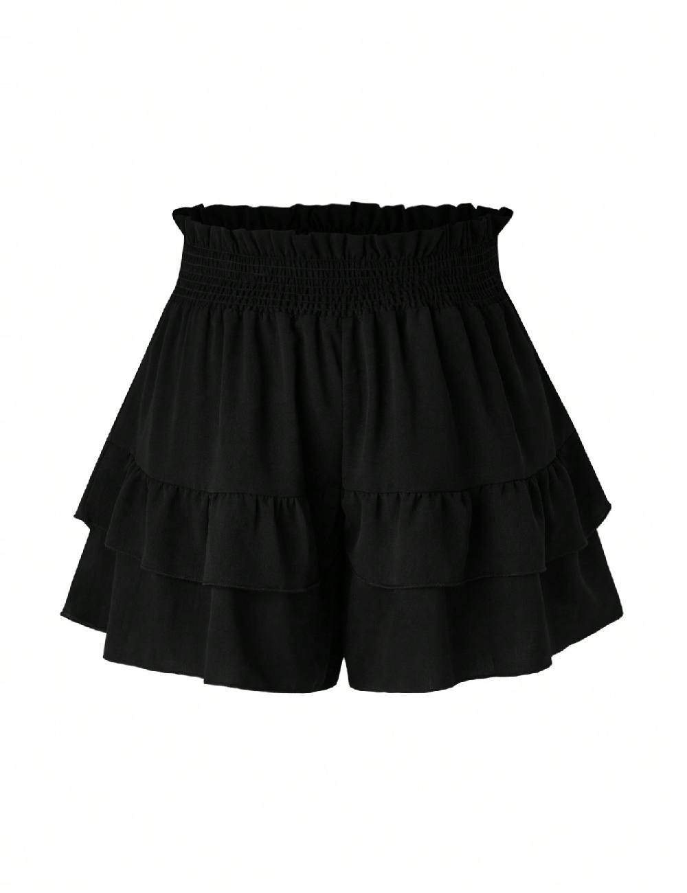 Pantaloni scurti SHEIN CURVE, negru