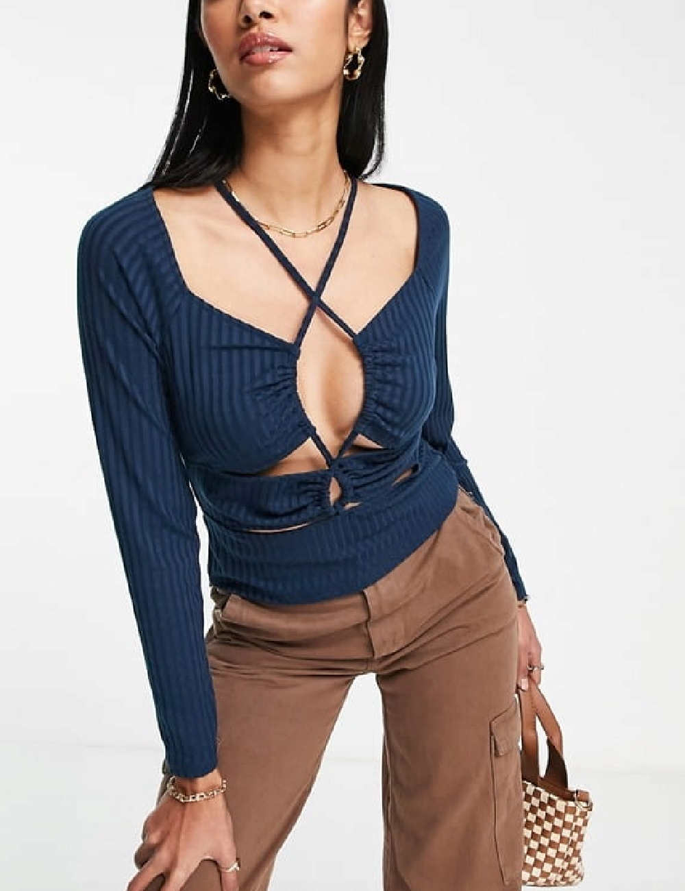 Bluza Top Shop, bleumarin