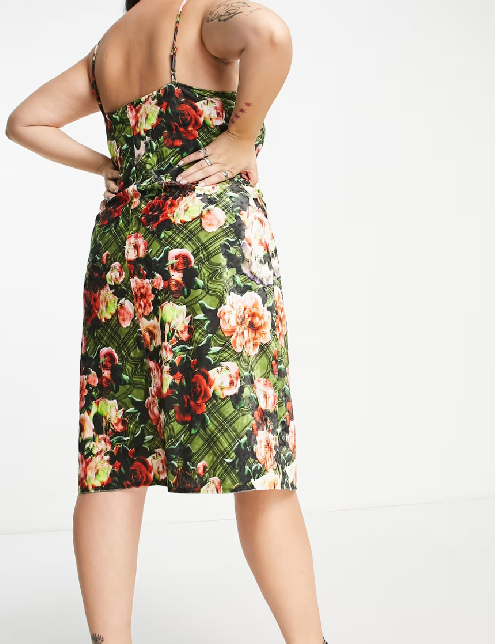 Rochie medie Collusion Plus Size, mix culori - 1 | YEO