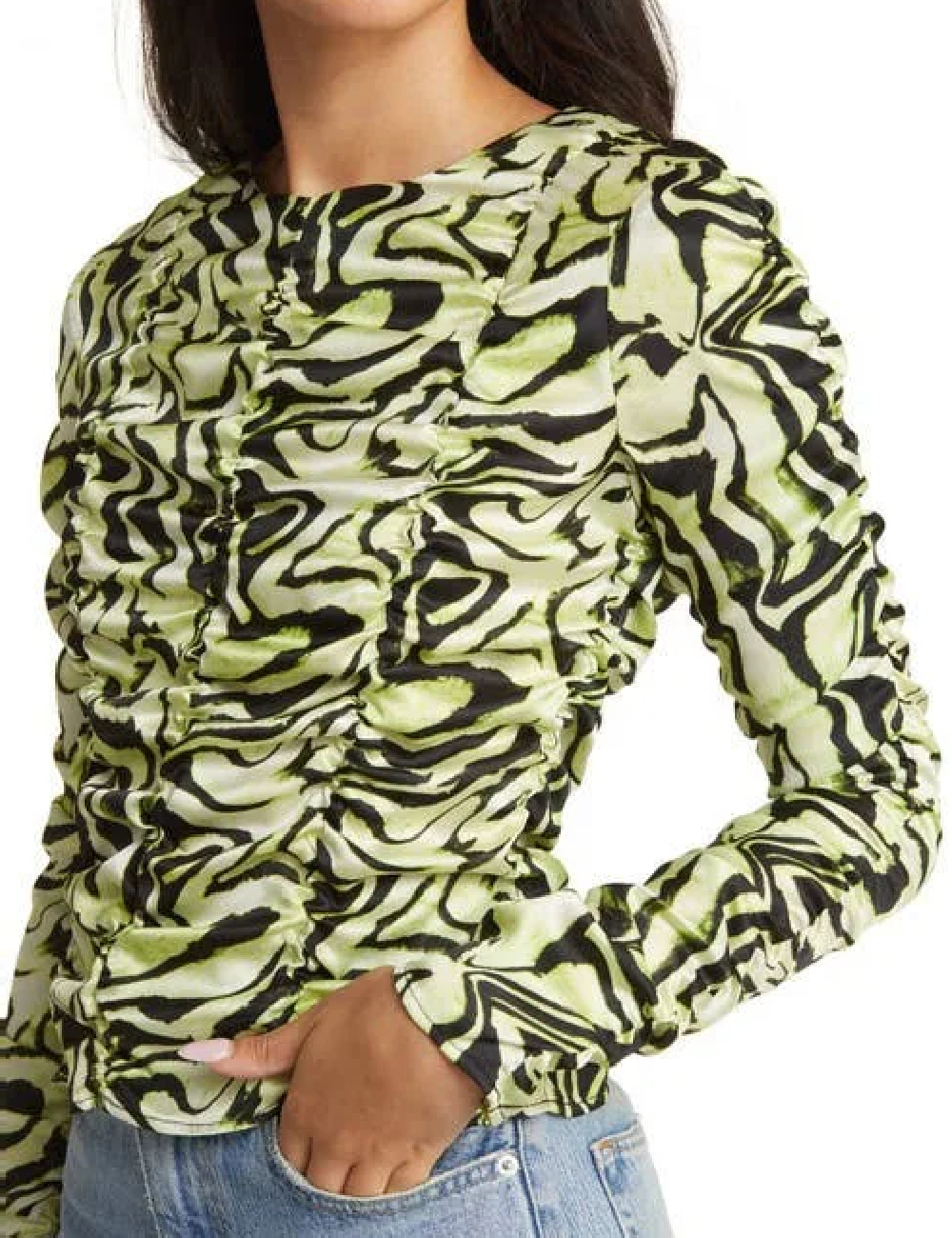 Bluza Top Shop, verde - 1 | YEO