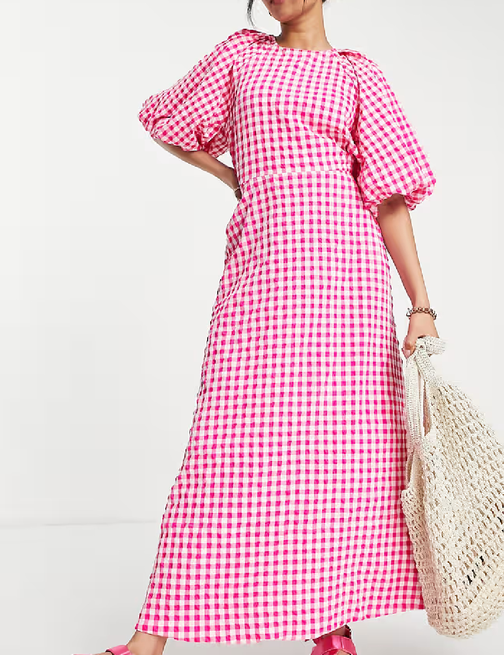 Rochie lunga ASOS, roz