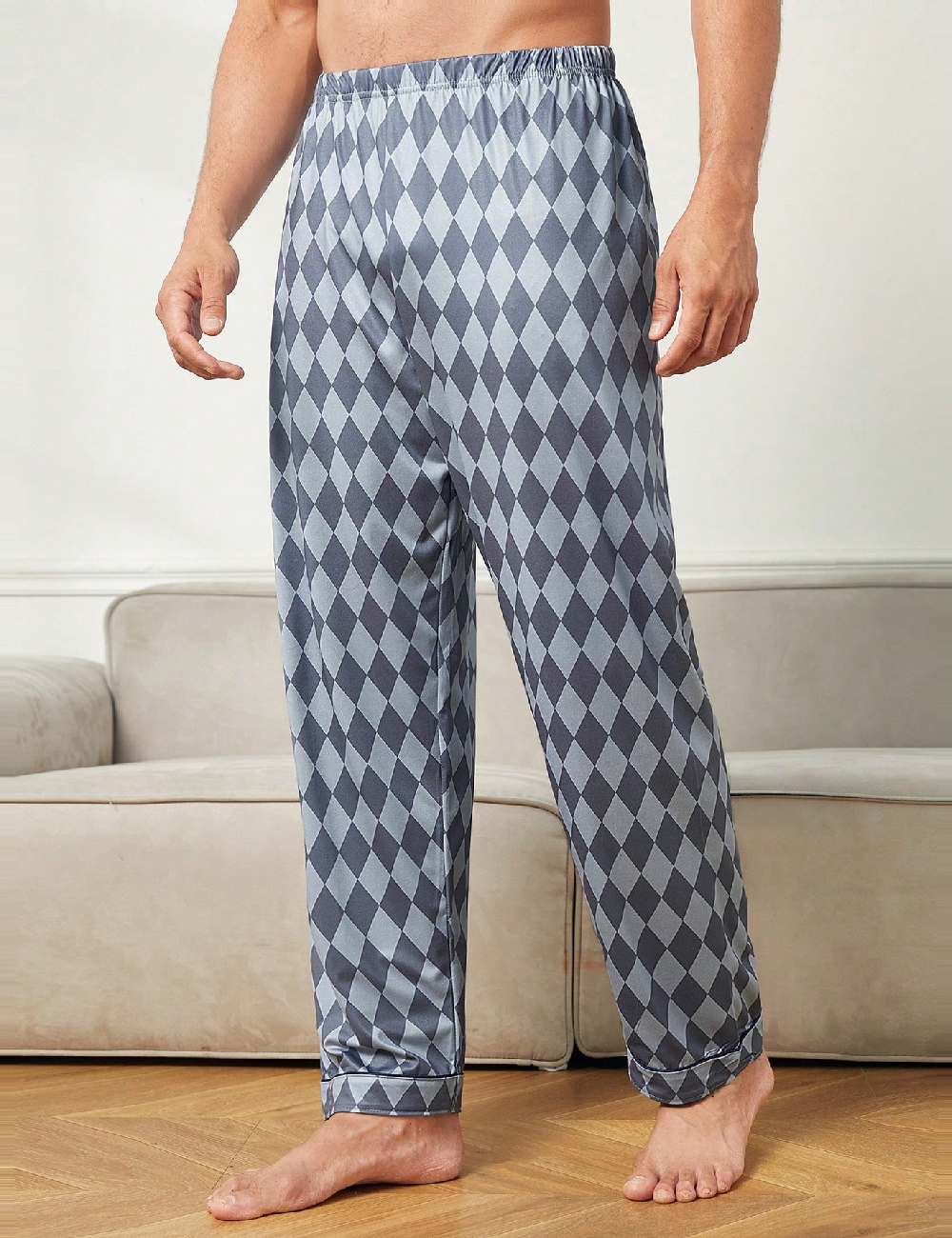 Pantaloni de pijama SHEIN, gri