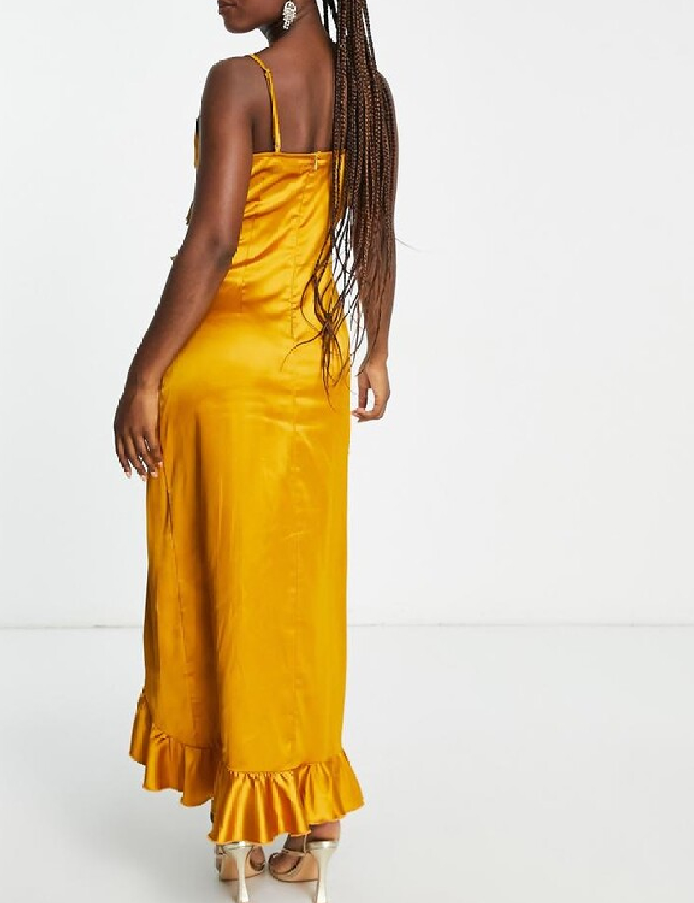 Rochie lunga IN THE STYLE, portocaliu - 1 | YEO
