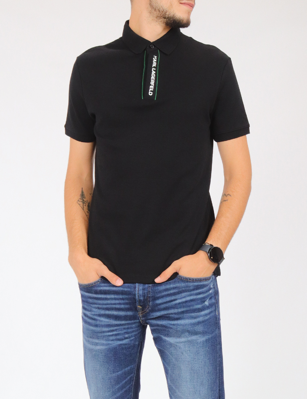 Tricou KARL LAGERFELD, negru