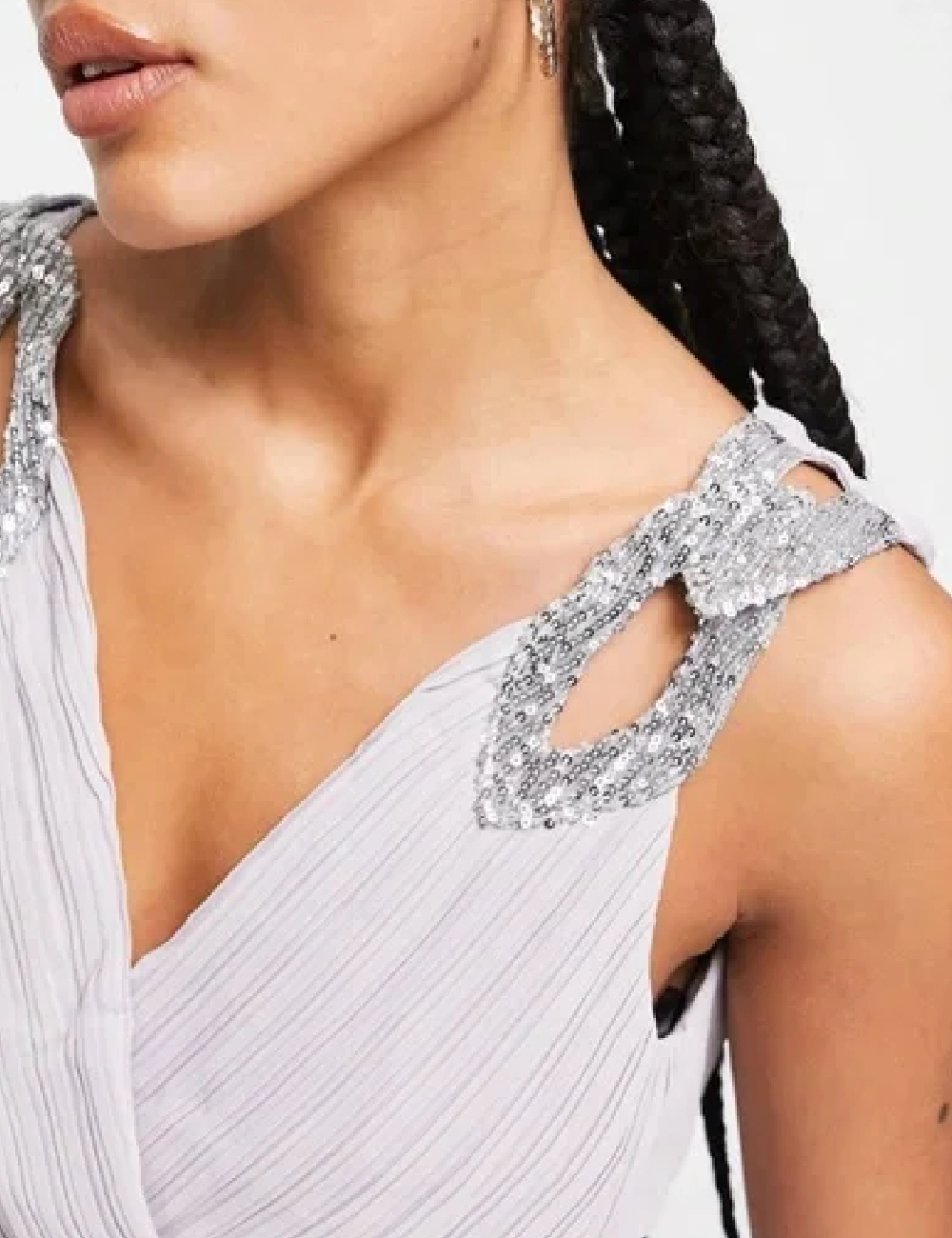 Rochie lunga TFNC London, gri - 1 | YEO