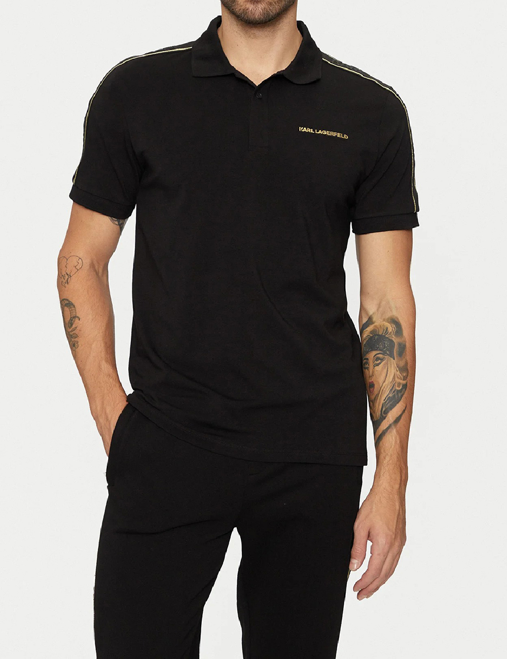 Tricou KARL LAGERFELD, negru