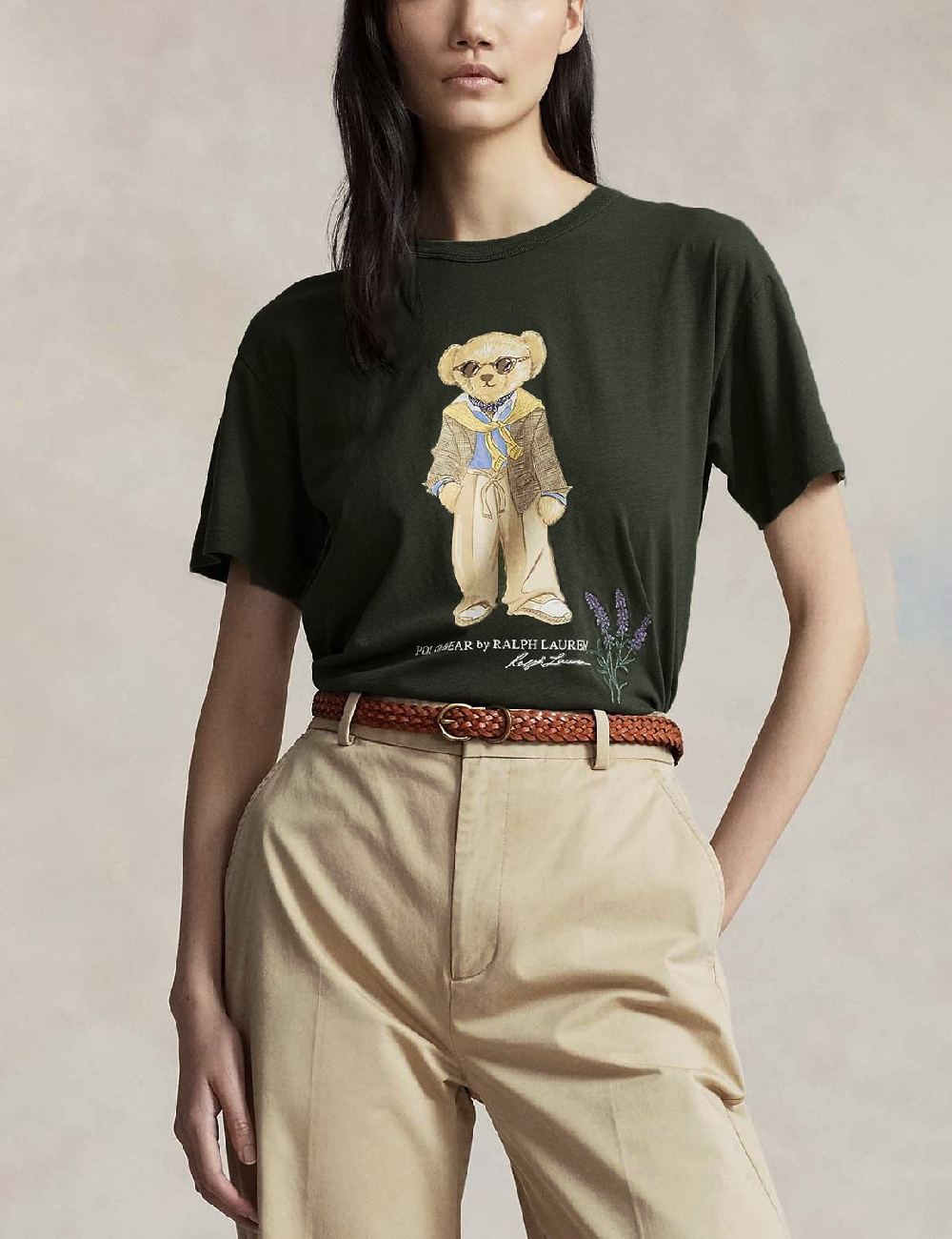 Tricou Polo Ralph Lauren, verde inchis