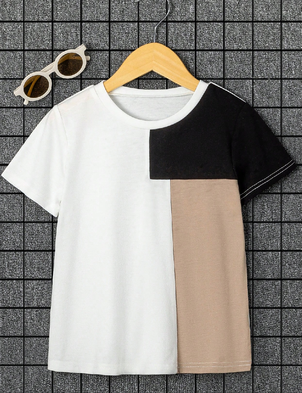 Tricou Shein Kids, alb