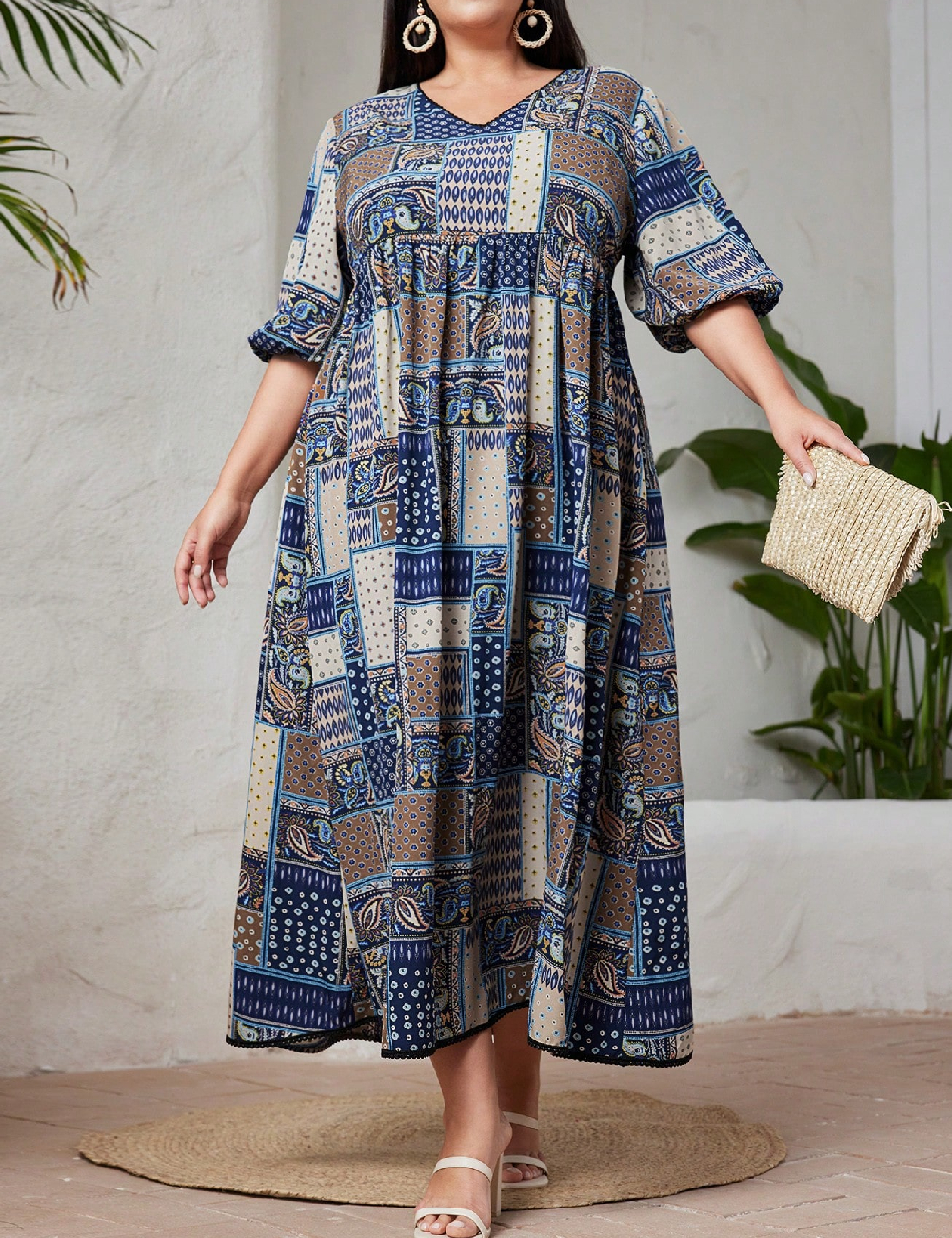 Rochie medie SHEIN CURVE, mix