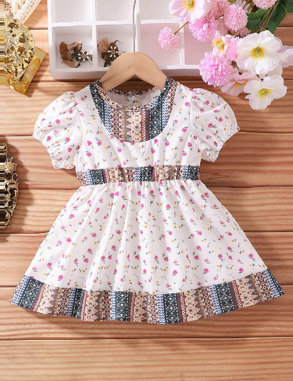 Rochie Shein Kids, mix culori