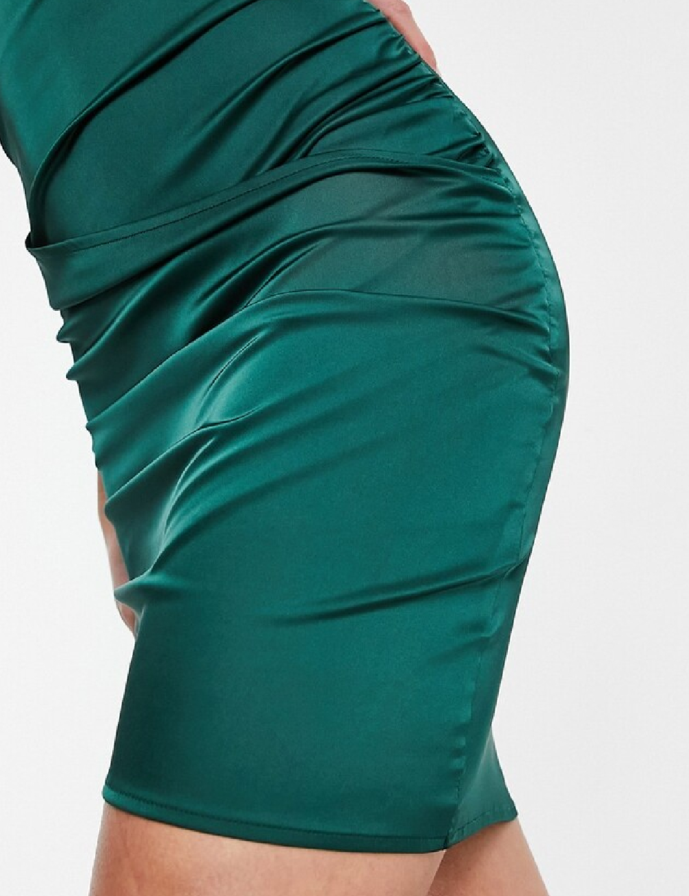 Rochie scurta NAANAA, verde - 1 | YEO