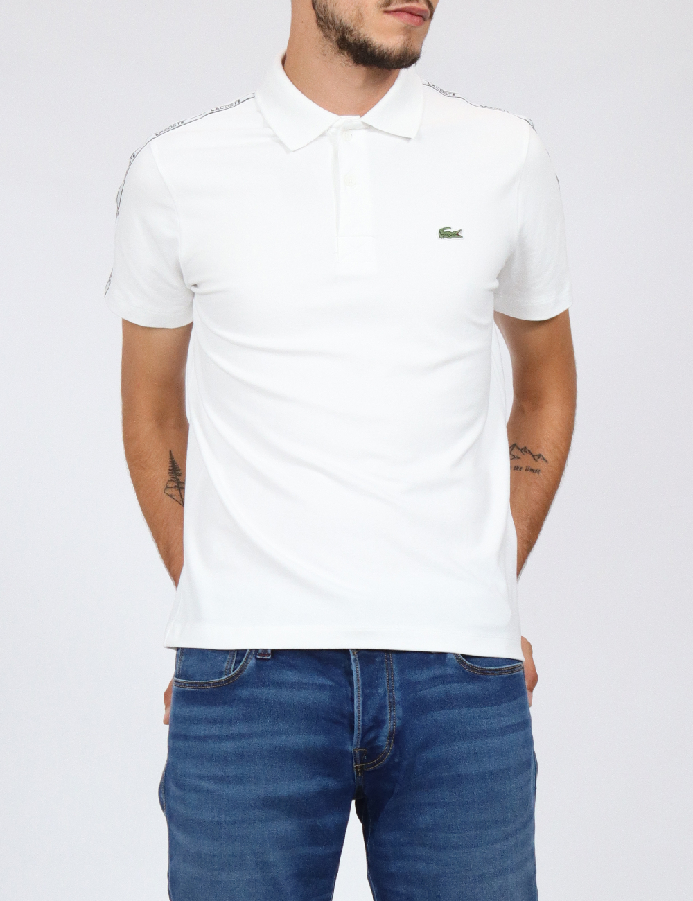 Tricou Lacoste, alb