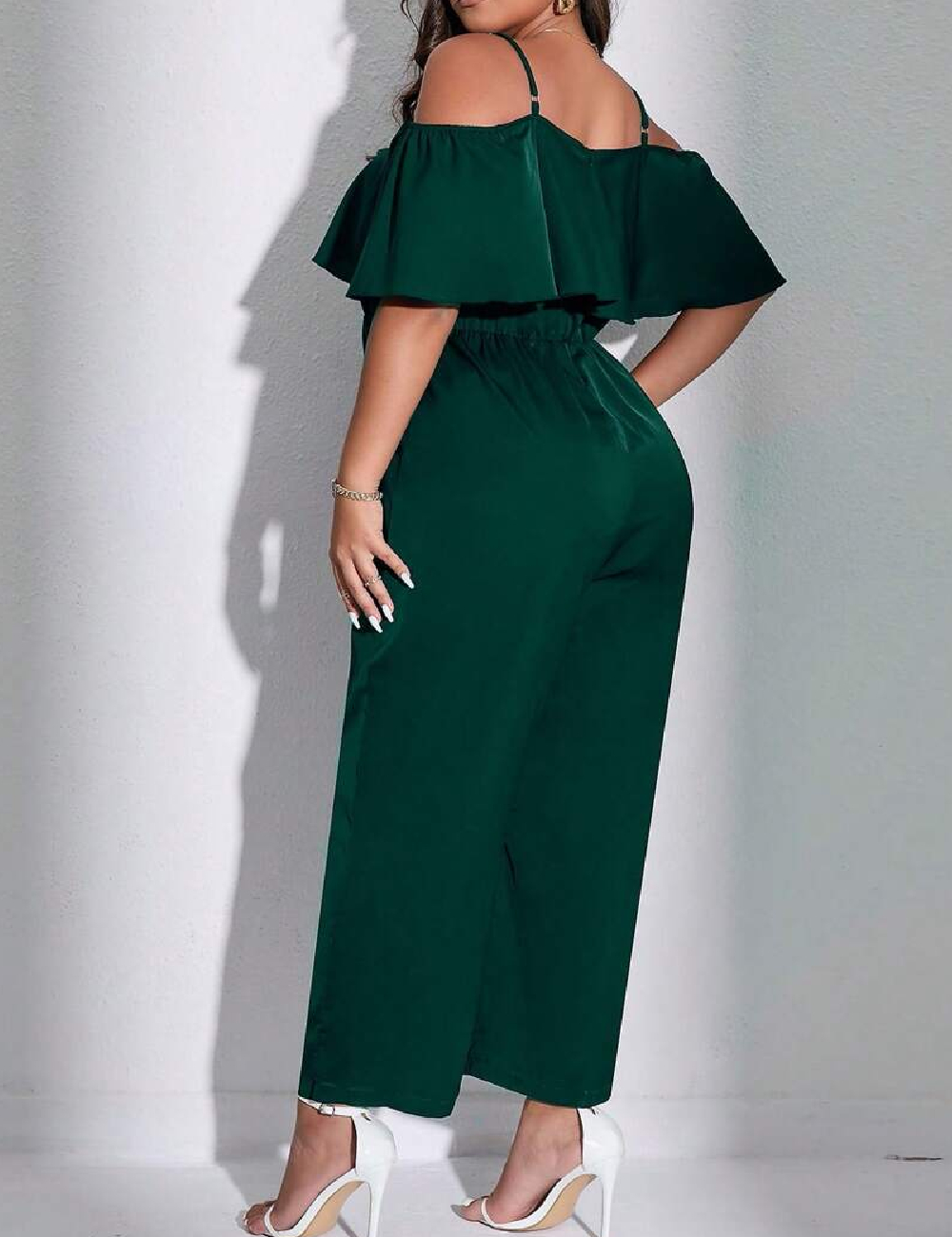 Salopeta SHEIN CURVE, verde - 1 | YEO