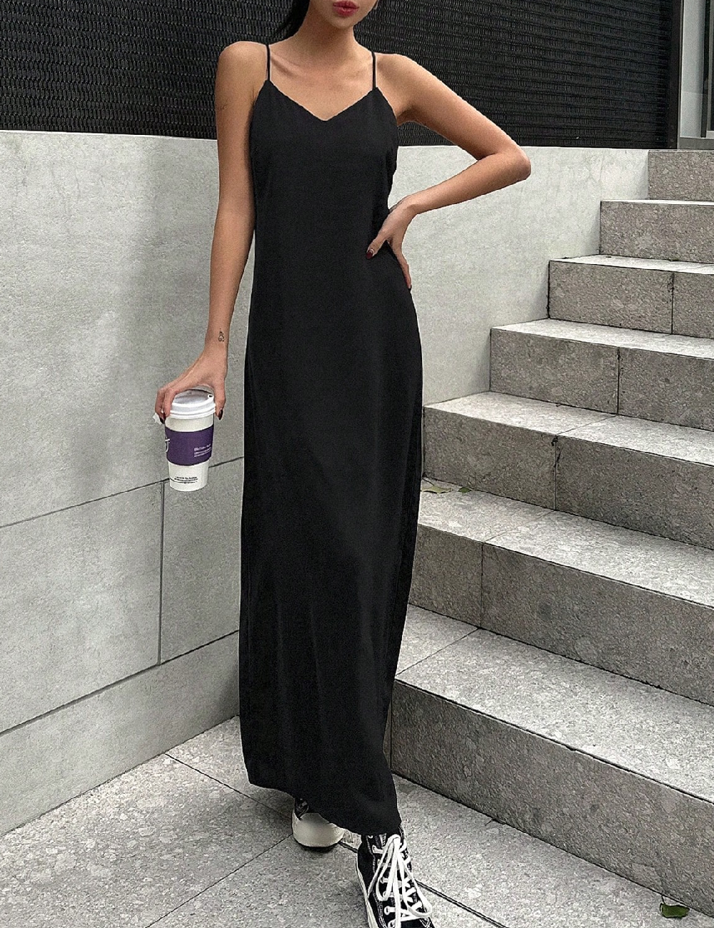 Dazy Rochie lunga, negru
