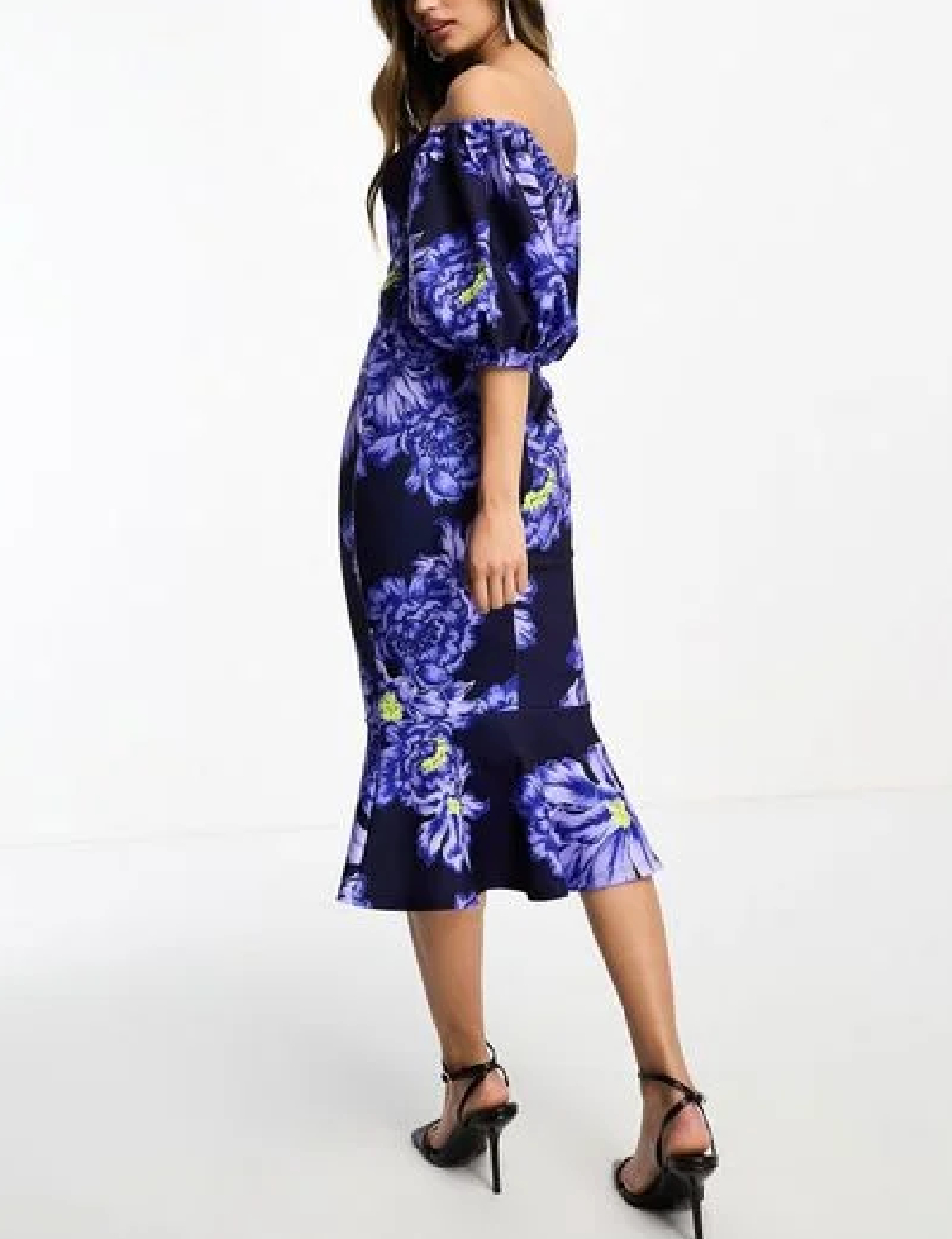 Rochie medie True Violet, albastru - 1 | YEO