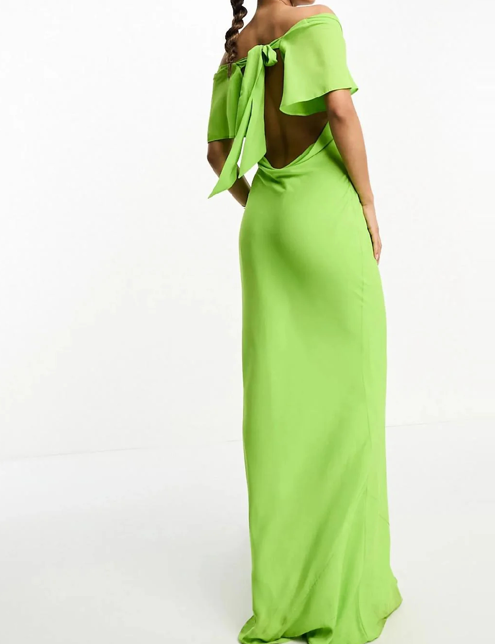 Rochie lunga ASOS, verde - 1 | YEO