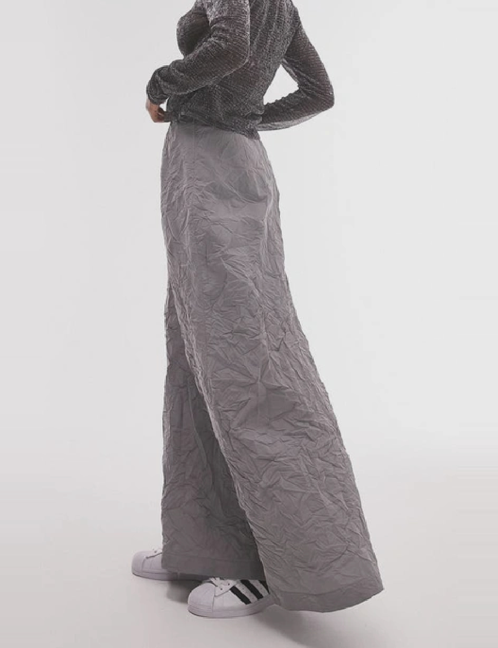 Fusta Top Shop, gri - 1 | YEO