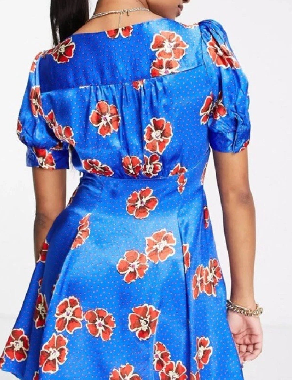 Rochie scurta Top Shop, albastru - 1 | YEO