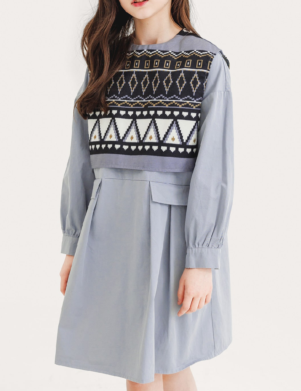 Rochie Shein Kids, gri