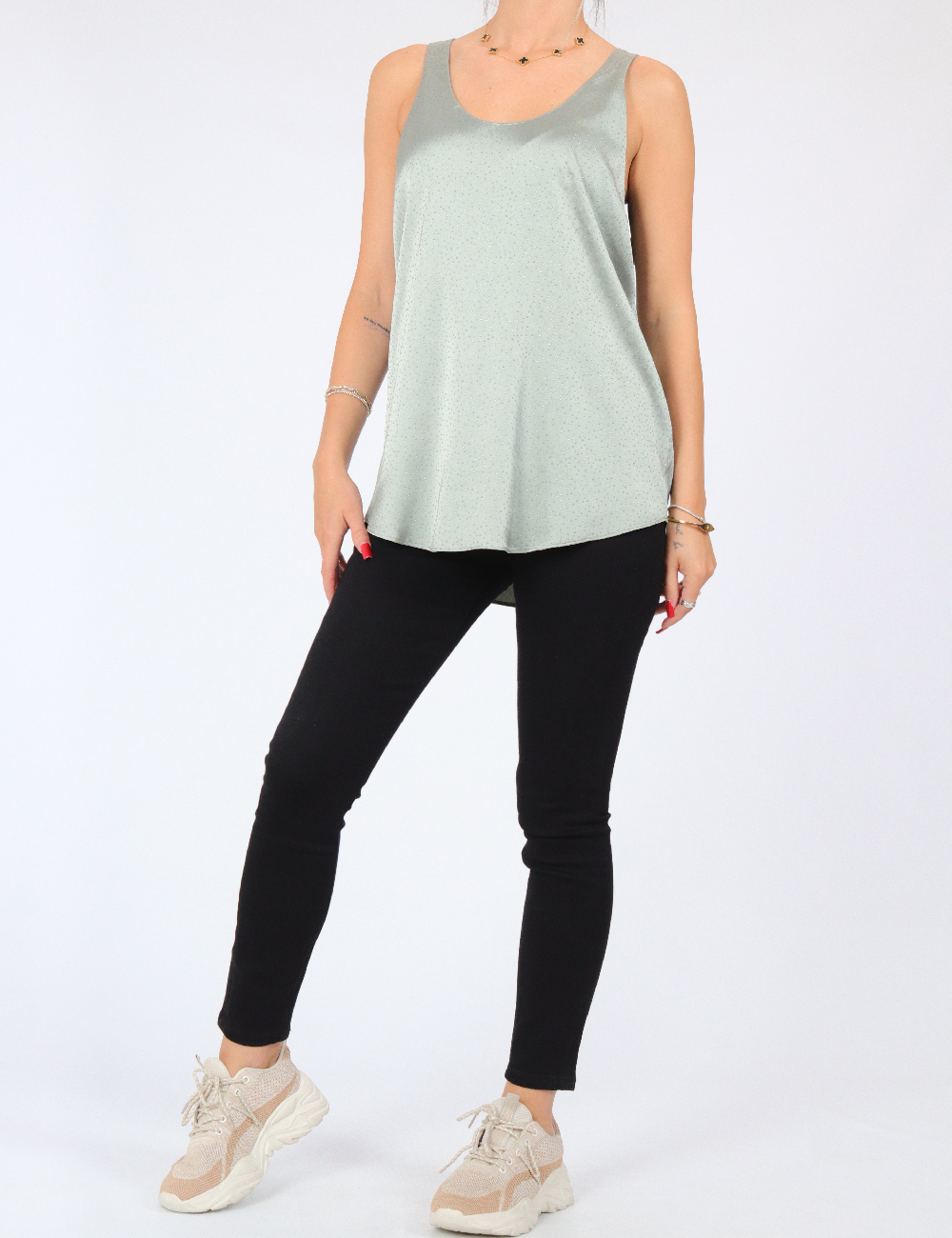 Bluza River Island, verde - 1 | YEO