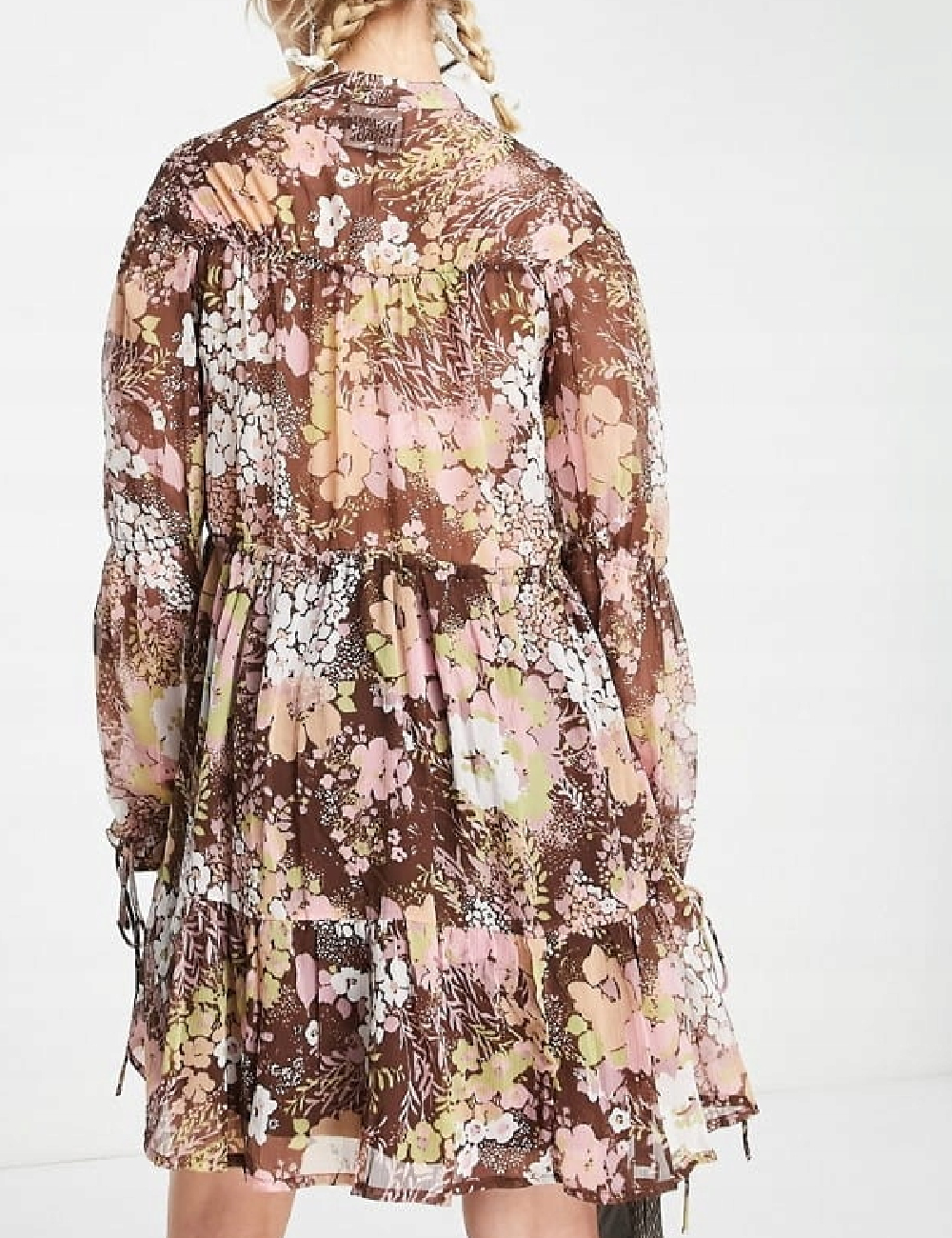 Rochie scurta Reclaimed Vintage, mix culori - 1 | YEO