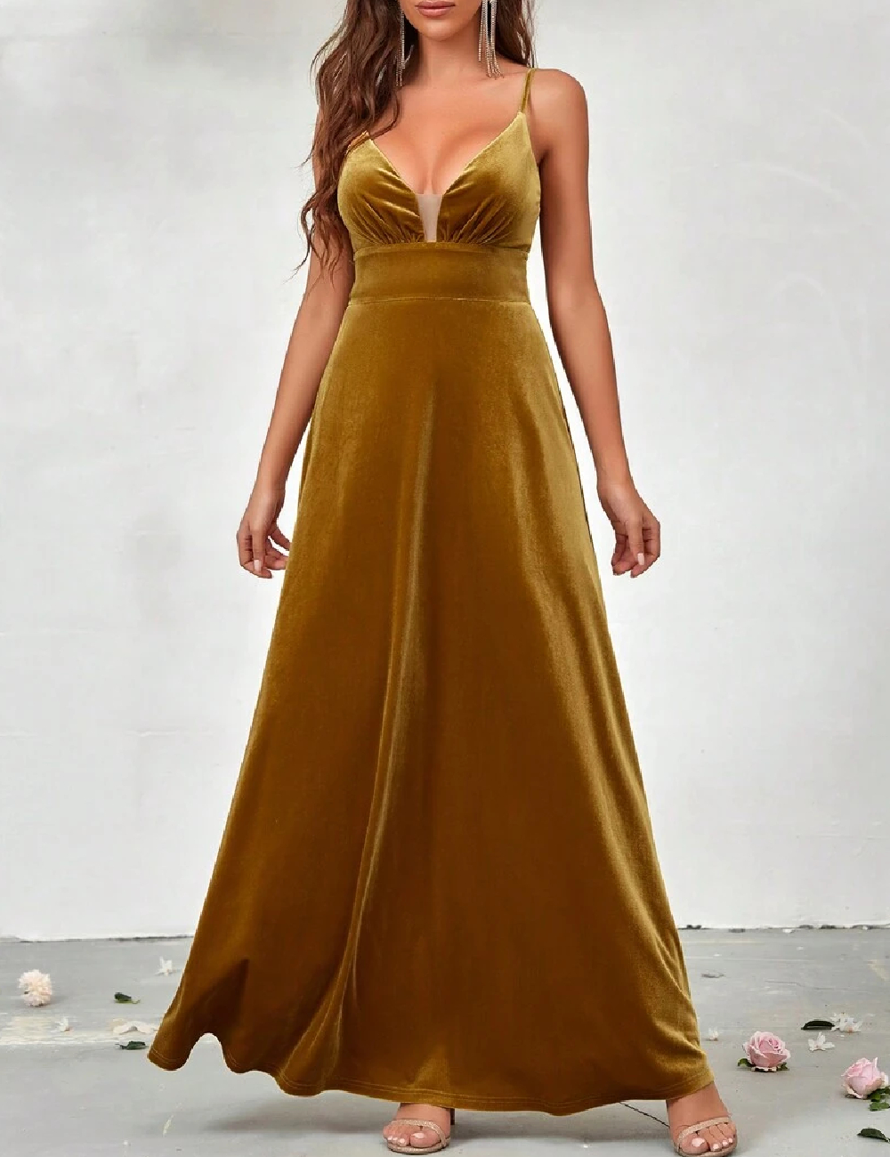 Rochie lunga SHEIN, galben