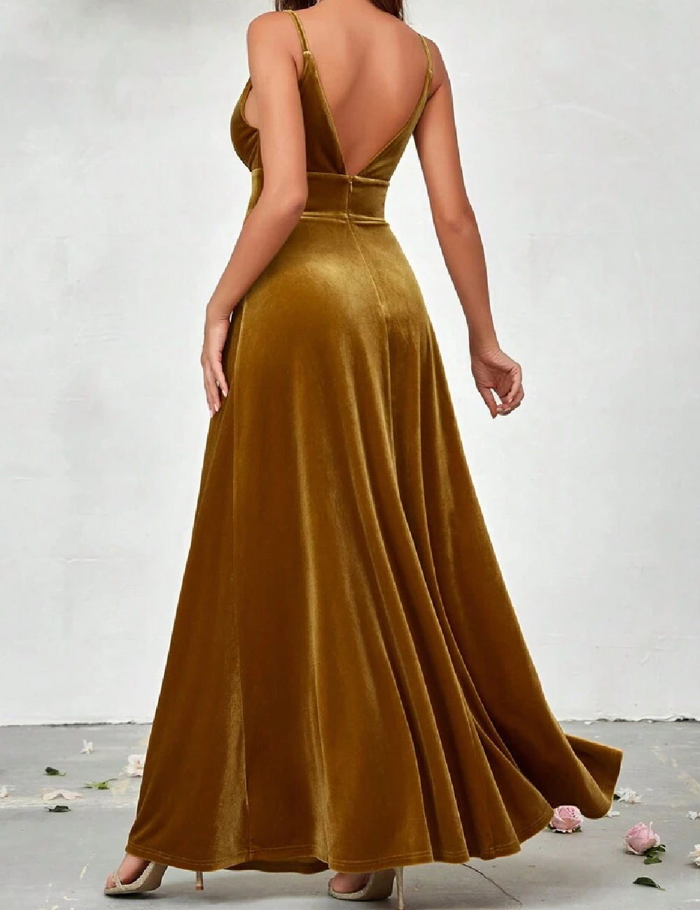 Rochie lunga SHEIN, galben - 1 | YEO