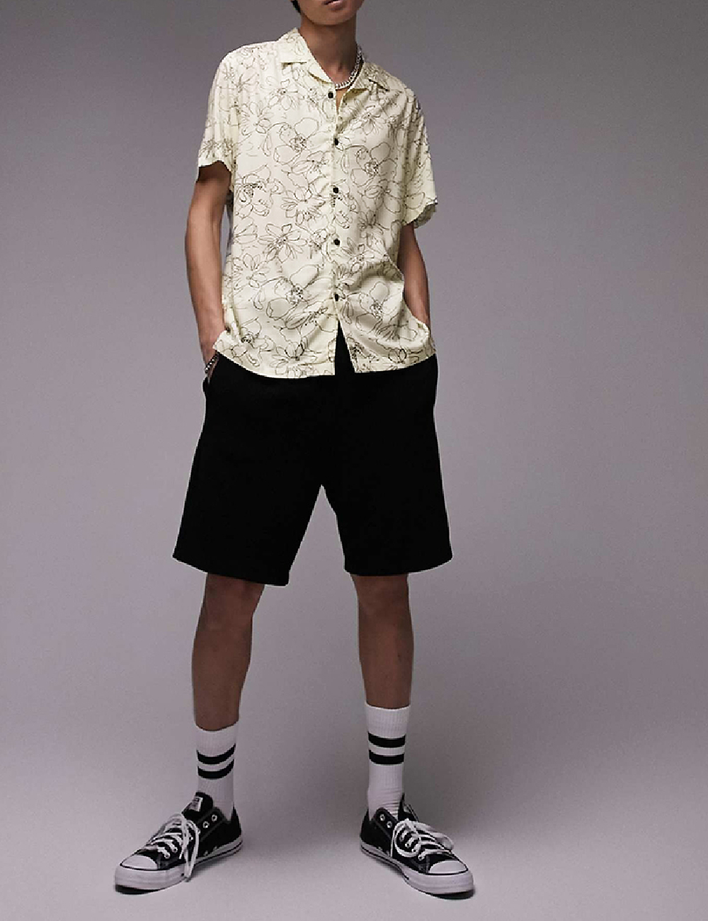 Camasa Topman, crem