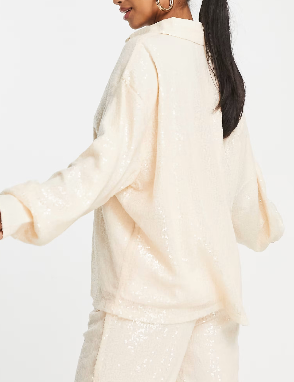 Camasa Oversize IN THE STYLE, crem - 1 | YEO