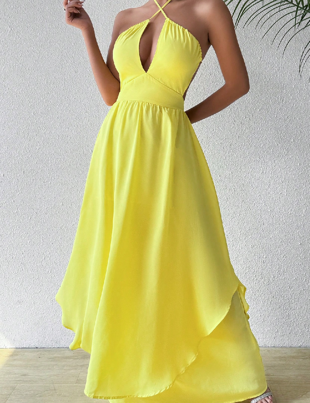 Rochie lunga SHEIN, galben
