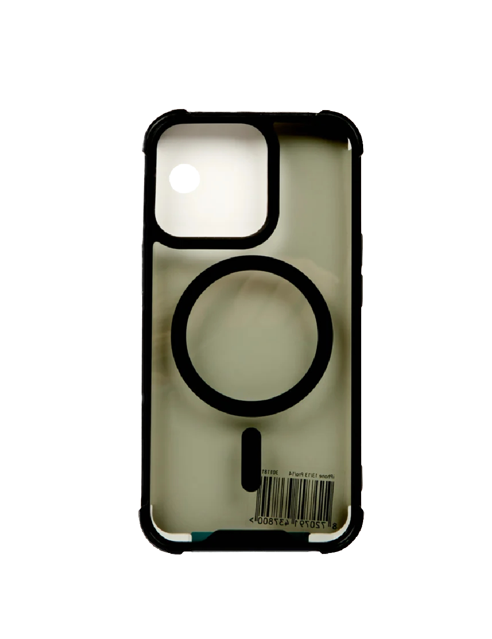 Husa iPhone 15 PRO IDEAL OF SWEDEN, transparent/negru