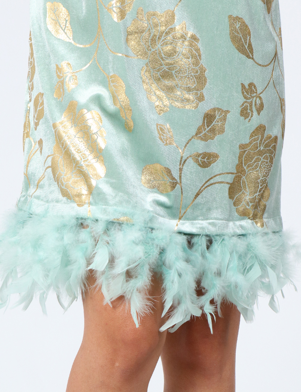 Rochie scurta night, verde - 1 | YEO