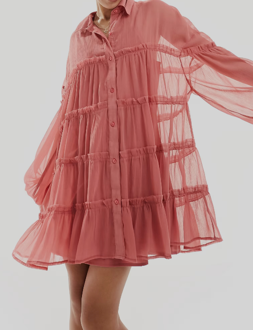 Rochie scurta ASOS, roz - 1 | YEO