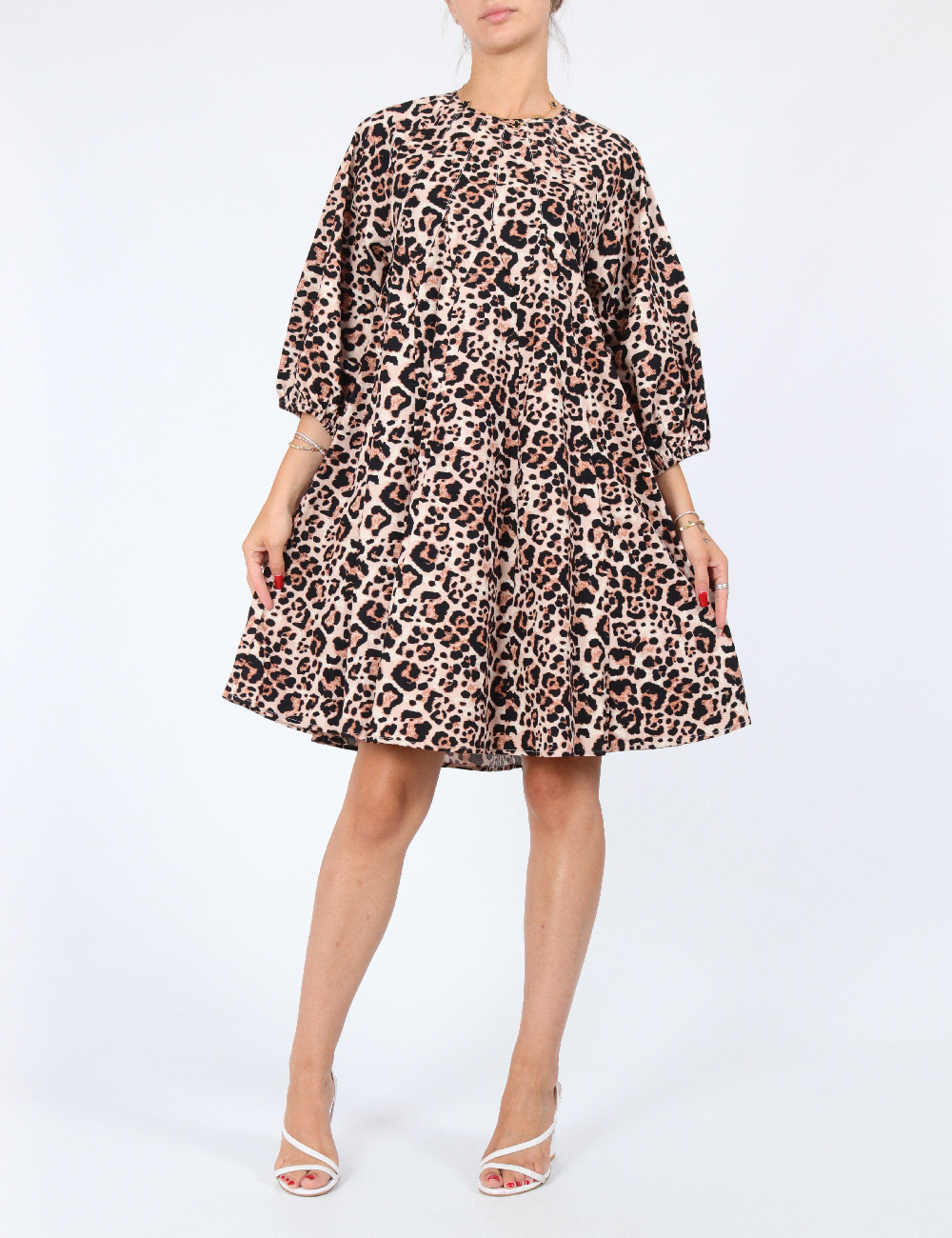 Rochie scurta ASOS, animal print