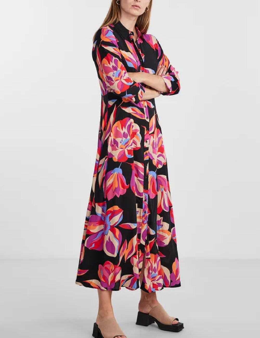 Rochie lunga Y.A.S, mix culori - 1 | YEO