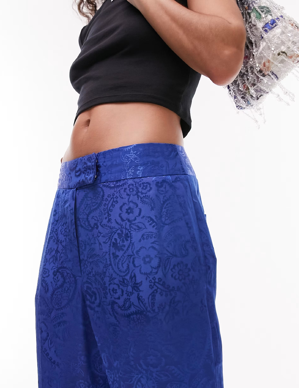 Pantaloni Top Shop, albastru - 1 | YEO