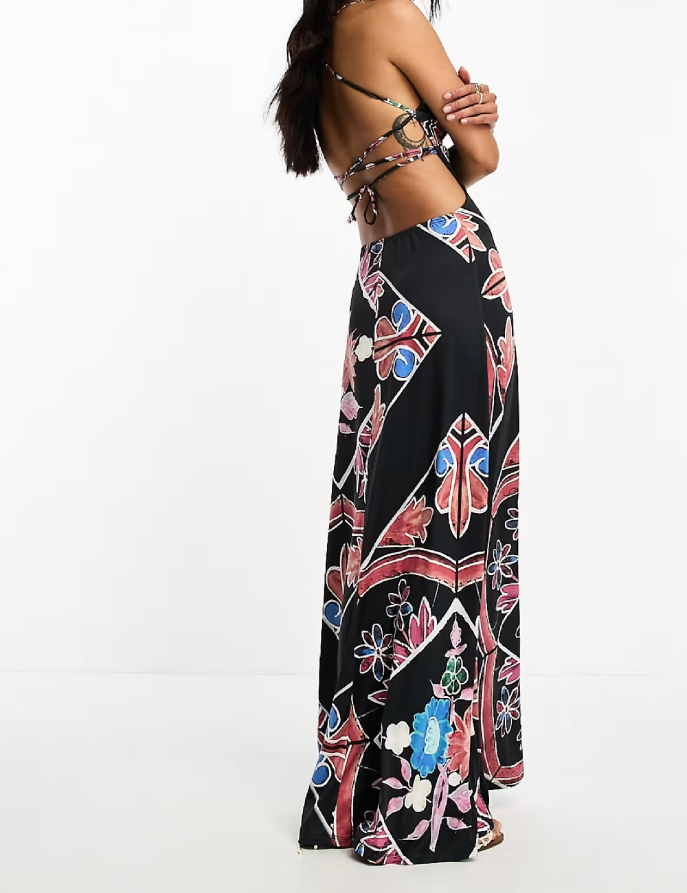 Rochie lunga ASOS, negru - 1 | YEO