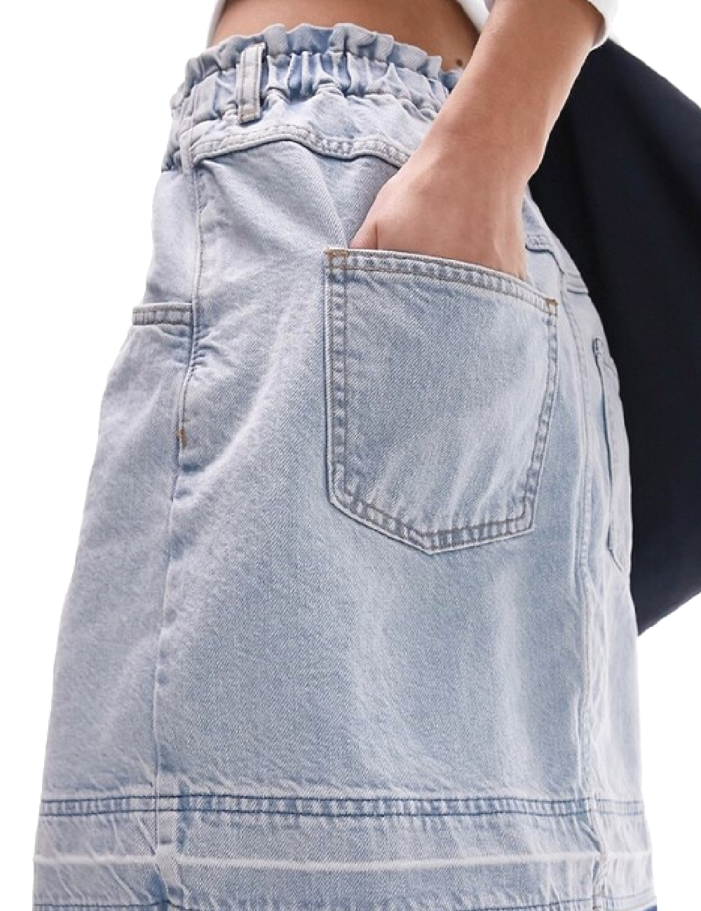 Fusta Top Shop, albastru - 1 | YEO